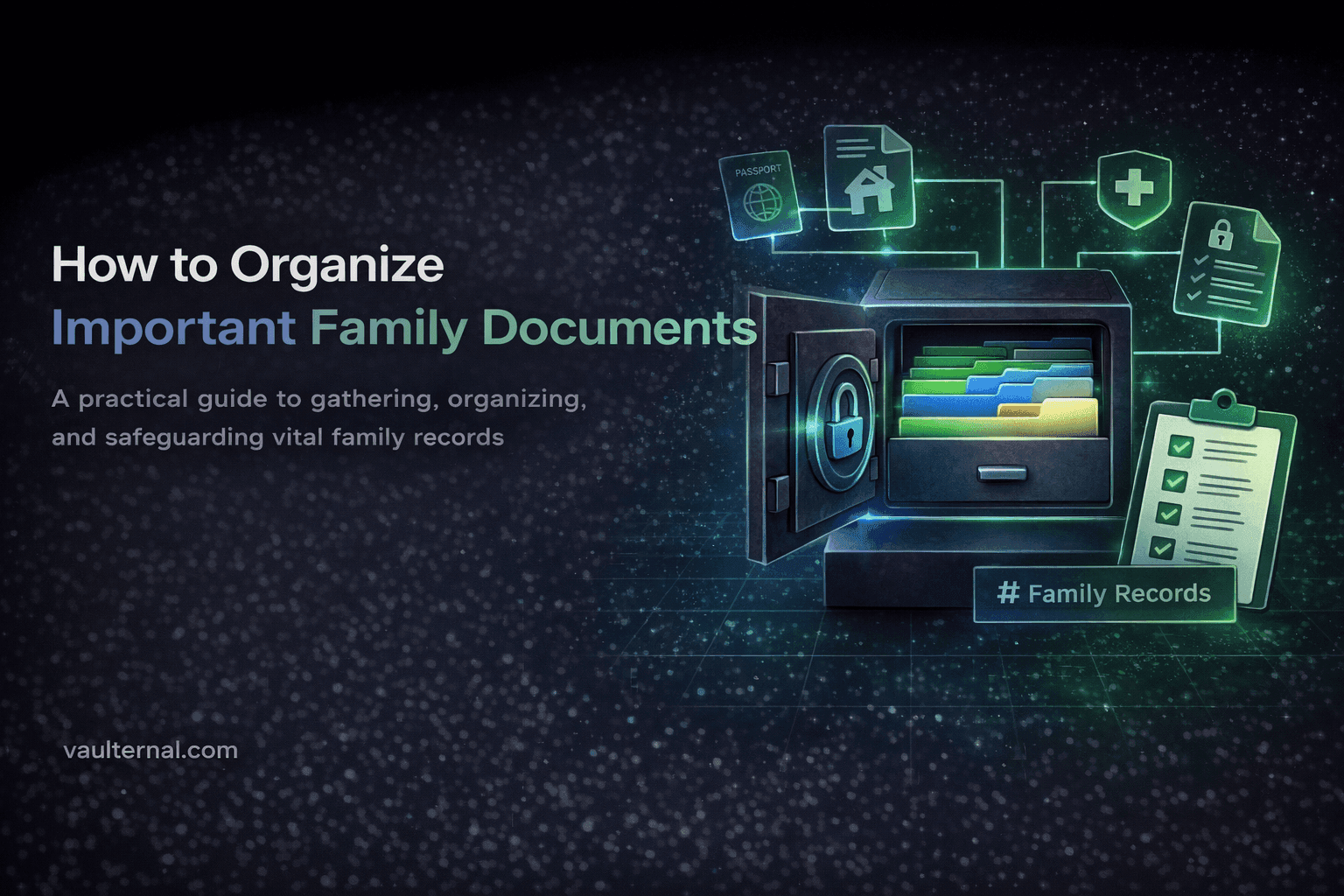 How to Organize Important Family Documents (A Practical System)